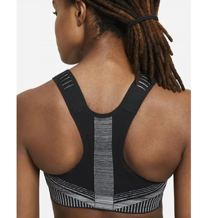 Топ женский Nike Womens High-Support Non-Padded Sports Bra Grey Aj4047-014