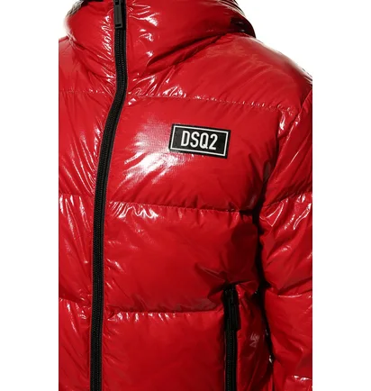 Пуховик чоловічий Dsquared2 Puffer Bomber Red S74AM1322-S54056-RED