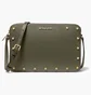 Сумка женская Michael Kors Sandrine Studded Saffiano Leather Crossbody Bag Olive 38S8CD1C3L-OLIVE-64308