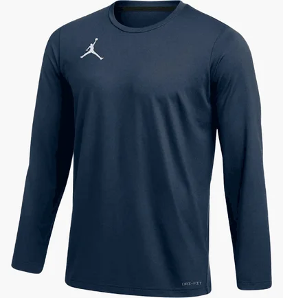 Лонгслив мужской Air Jordan Training Ls Top Blue DQ7901-401