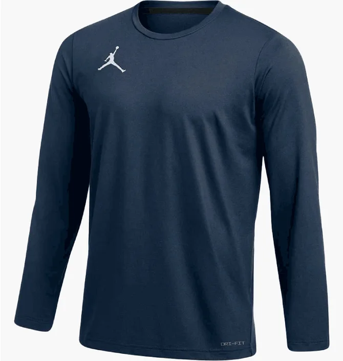 Лонгслив мужской Air Jordan Training Ls Top Blue DQ7901-401