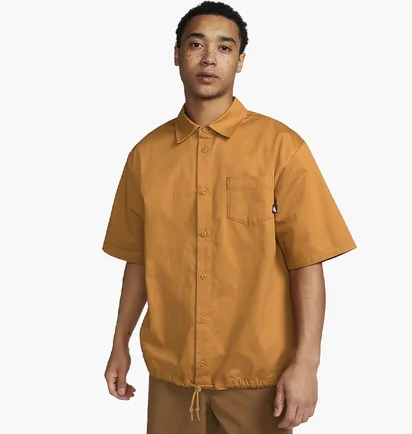 Сорочка чоловіча Nike Club Btn Dwn Wvn Ss Top Yellow DX0898-754