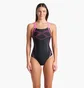 Купальник женский Arena Graphic Swimsuit Swim Pro Back Black 009024-590
