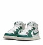 Кросівки дитячі Air Jordan 1 Mid Se White/Green FQ8086-103