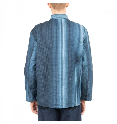 Рубашка унисекс EDWIN Major Tie Dye Ripstop Shirt Blue I029247.0DT.AB.03