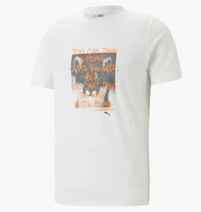 Футболка мужская Puma Wild Cat Graphic Tee White 622523-02