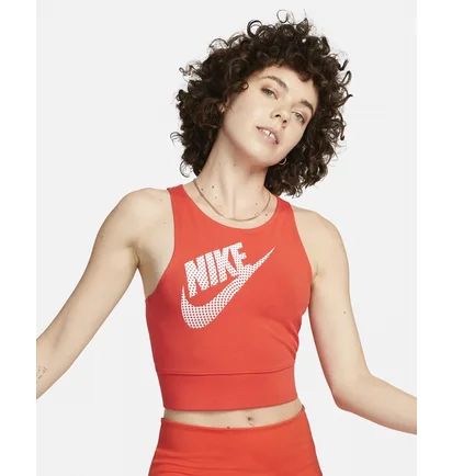 Майка женская Nike W Nsw Tank Top Dnc Orange Dz4607-633