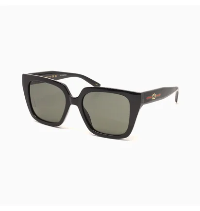 Солнцезащитные очки женские Gucci Black/Green GG2102S-001-54