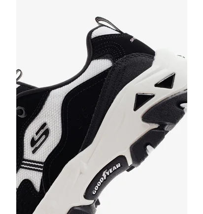 Кроссовки женские Skechers DLites Hiker White/Black 180128-BKW