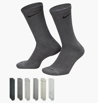 Шкарпетки унісекс Nike Ed Pls Csh Crw Multi (6 пар) SX6897-991
