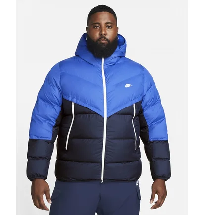 Пуховик чоловічий Nike M Nk Sf Wr Pl-Fld Hd Jkt Blue Dr9605-480