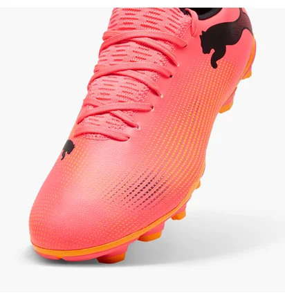 Бутсы мужские Puma Future 7 Play Orange/Pink 107723-03