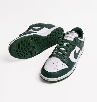 Кроссовки мужские Nike Dunk Low White/Green DD1391-101