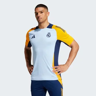 Футболка мужская Adidas Real Madrid Tiro 24 Competition Training Light Blue/Yellow IT5125
