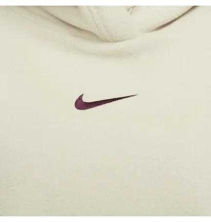 Худи женское Nike Sportswear Pullover Fluffy Therma Warm Hoodie Beige FB8972-206