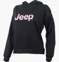 Худи женское Jeep Hooded Cropped Sweatshirt Striped Print Black O102609-B000