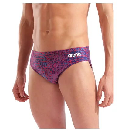 Плавки мужские Arena Snakeskin Swim Briefs Violet 010162-417