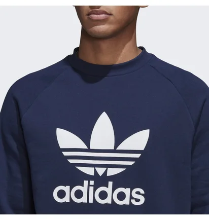 Свитшот мужской Adidas Adicolor Classics Trefoil Crewneck Sweatshirt Black Hk5294
