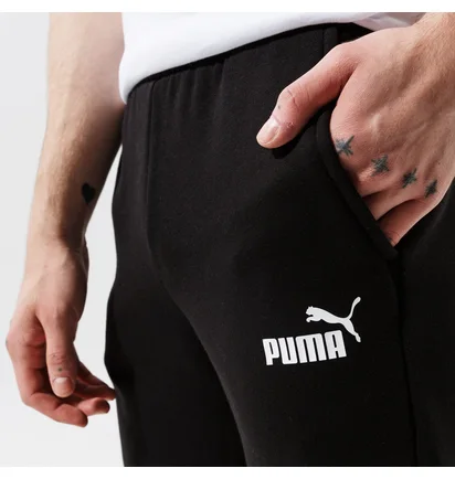 Штаны мужские Puma Ess Logo Pants Fl Cl - Black 58671401