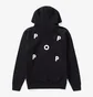 Худи мужское Pop Trading Company Logo Hooded Sweat Black POP-NOS-003