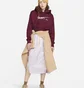 Худі жіноче Nike Swsh Flc Po Bordo Dr5613-638