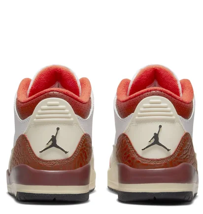 Кроссовки детские Air Jordan 3 Retro Ps White/Brown DV7027-108