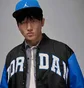 Куртка мужская Air Jordan Brooklyn Collegiate Varsity Jacket Black/Blue HV0099-010