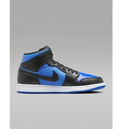 Кросівки чоловічі Air Jordan 1 Mid Shoes Black/Blue DQ8426-042