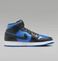 Кросівки чоловічі Air Jordan 1 Mid Shoes Black/Blue DQ8426-042