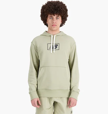 Худи мужское New Balance Hoodie Green MT33508FUG