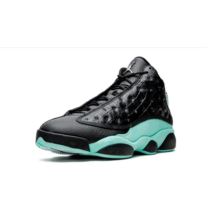 Кроссовки мужские Air Jordan 13 Black/Turquoise 414571-030