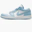 Кроссовки женские Air Jordan Wmns 1 Low White/Light Blue DC0774-141