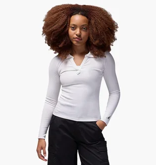 Кофта женская Air Jordan Long-Sleeve Knit Top White FV7191-100