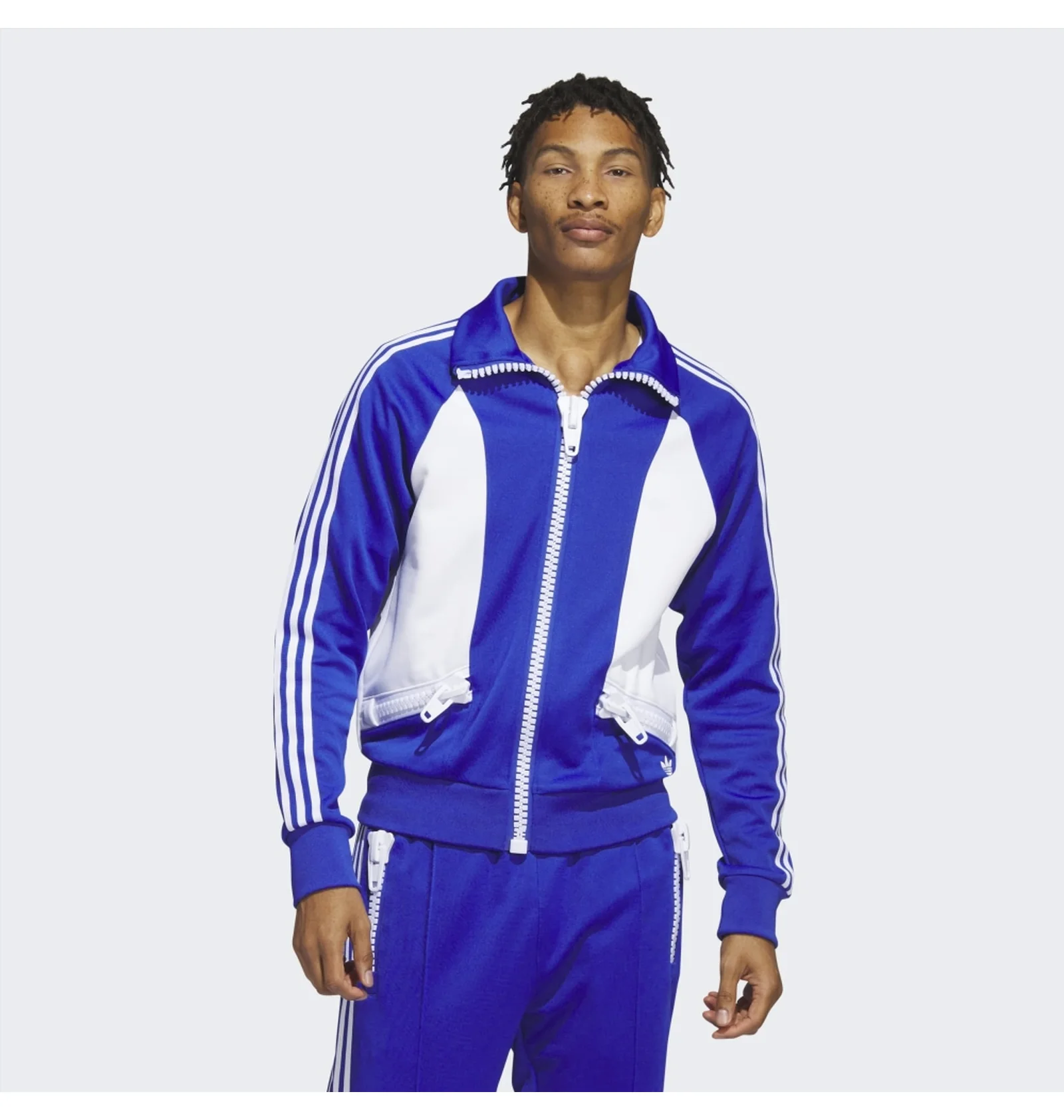 ᐉ Куртка мужская Adidas Jeremy Scott Big Zip Jacket Blue HY1811