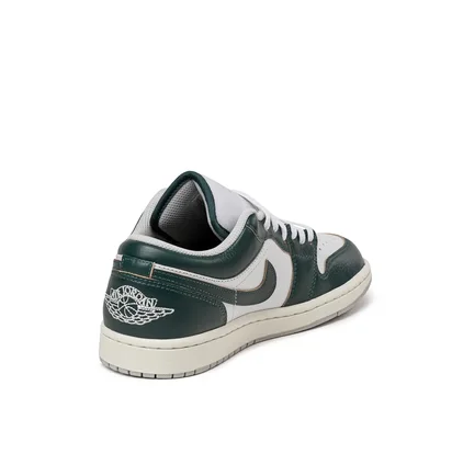 Кросівки дитячі Air Jordan 1 Low Se White/Green FQ8041-300