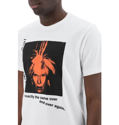 Футболка мужская Comme des Garcons White FM-T006-S24