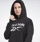 Худи женское Reebok Identity Pullover Black GS9392