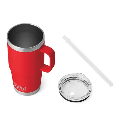 Термокружка Yeti Rambler 25Oz (739Ml) Straw Mug Red 70000001825