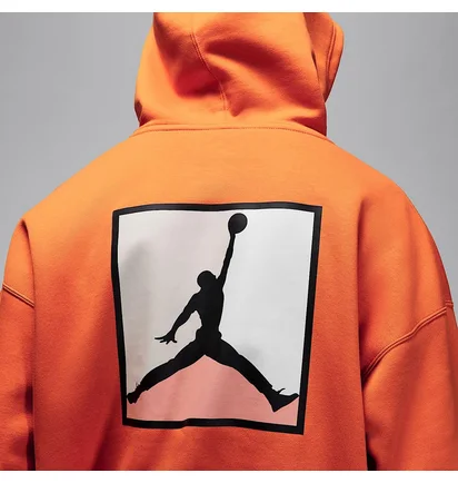 Худи мужское Air Jordan Brooklyn Fleece MenS Graphic Pullover Hoodie Orange HV0544-805