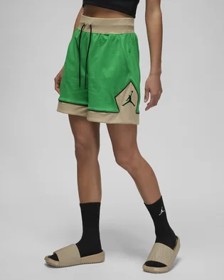 Шорты женские Air Jordan Diamond Shorts Green DZ3352-310