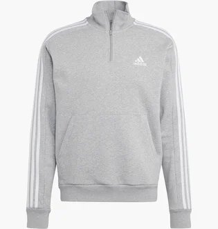 Кофта мужская Adidas Essentials Fleece Halfzip Sweatshirt Grey IJ8905