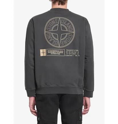 Свитшот мужской STONE ISLAND Compass Black K2S156100018-S0195-V0062