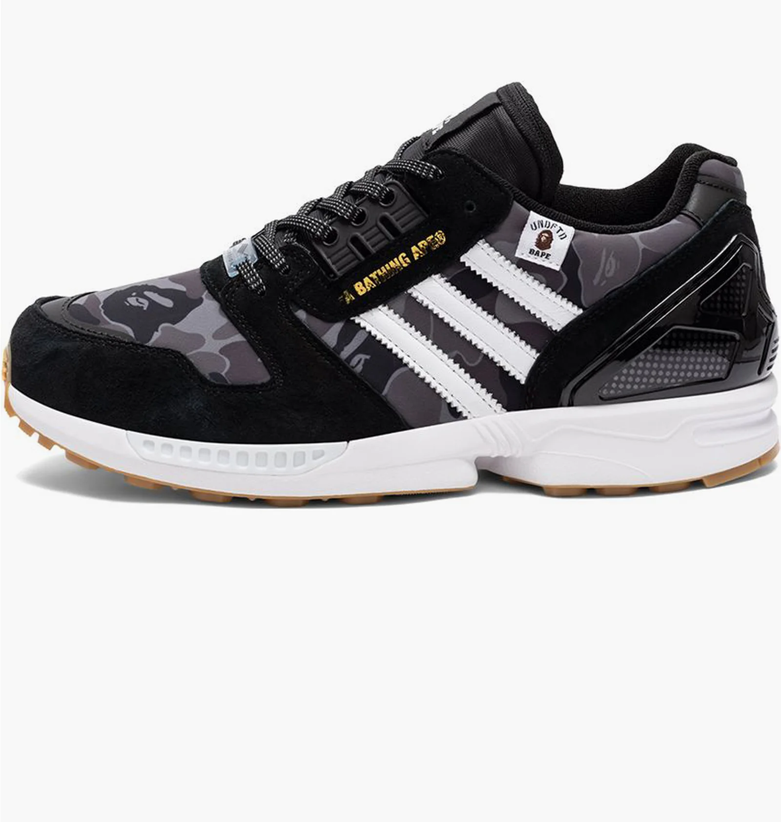 ᐉ Кросівки унісекс Adidas Bape X Undefeated X Zx 8000 Grey/Black