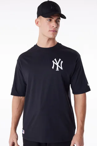 Футболка мужская NEW ERA New York Yankees Mlb Essential Oversized T-Shirt Black 60416723
