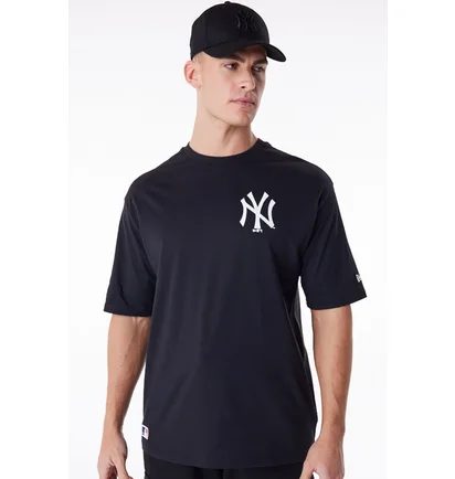 Футболка мужская NEW ERA New York Yankees Mlb Essential Oversized T-Shirt Black 60416723