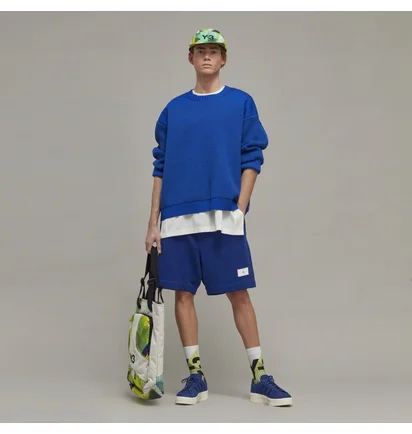 Шорты мужские Adidas Y-3 Organic Cotton Terry Shorts Blue IB4797