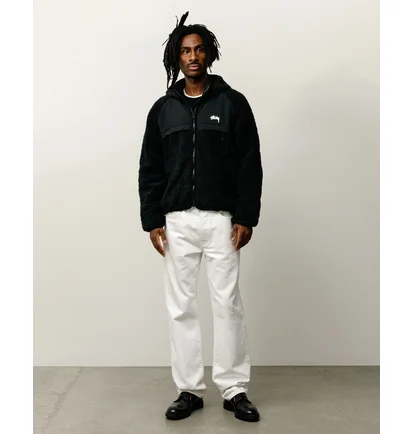 Толстовка мужская Stussy Sherpa Black 118530-0001