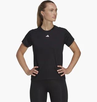Футболка жіноча Adidas Aeroready Train Essentials Minimal Branding Crewneck T-Shirt Black HR7795