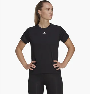 Футболка жіноча Adidas Aeroready Train Essentials Minimal Branding Crewneck T-Shirt Black HR7795