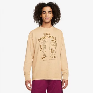 Лонгслив мужской Nike Basketball Ls Tee Beige DN3044-101